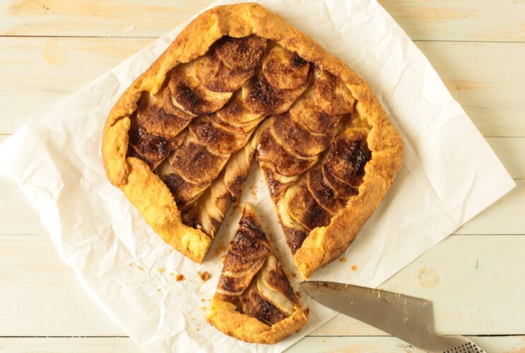 Galette de manzanas otoñal