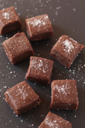 Calugas de chocolate y sal de mar