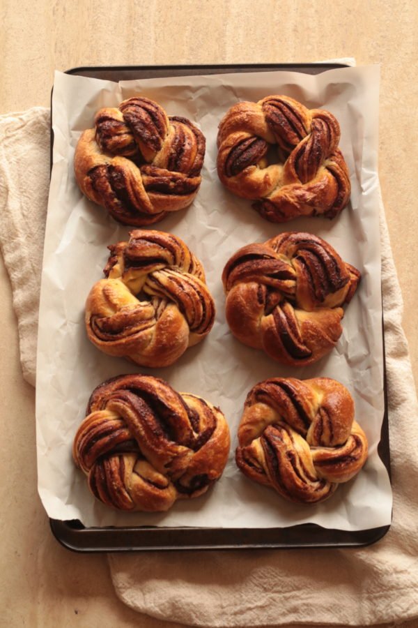 Brioche de chocolate 