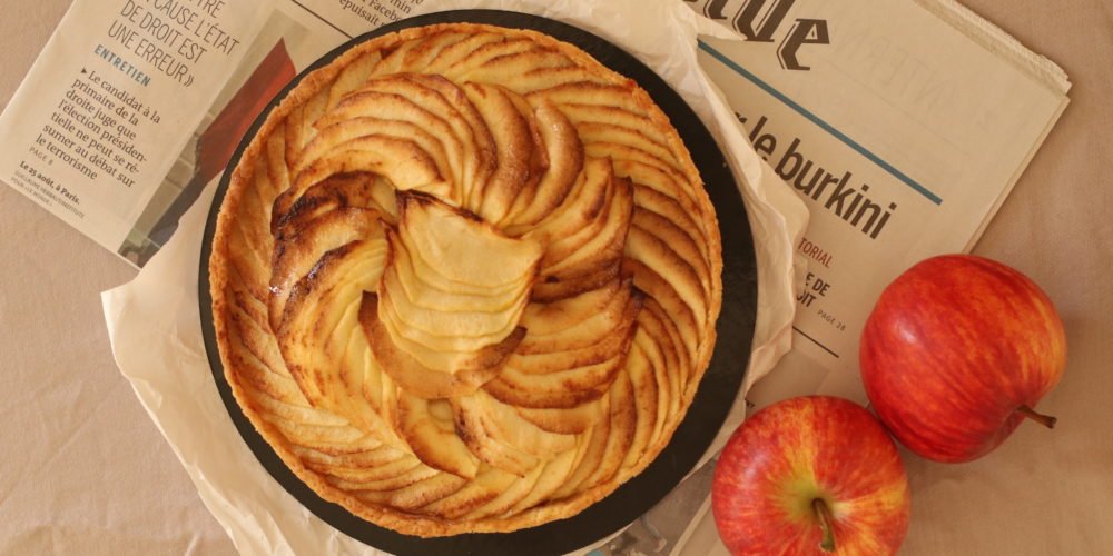 Tarte aux pommes (Tarta de manzanas y canela)