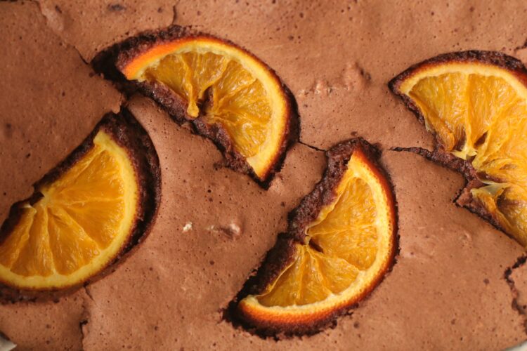 Brownies con naranja