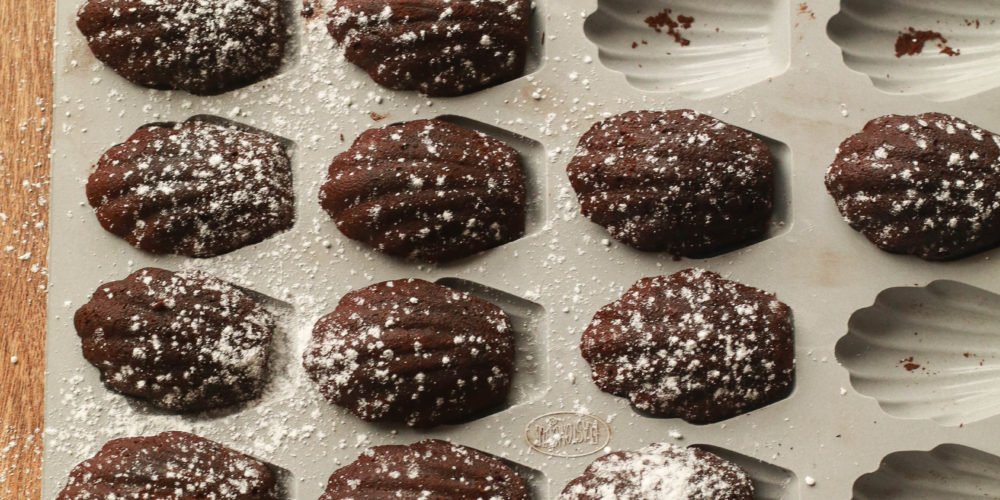 Madeleines de chocolate