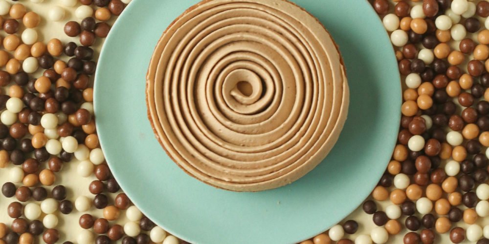 Tarta de café «tourbillon»