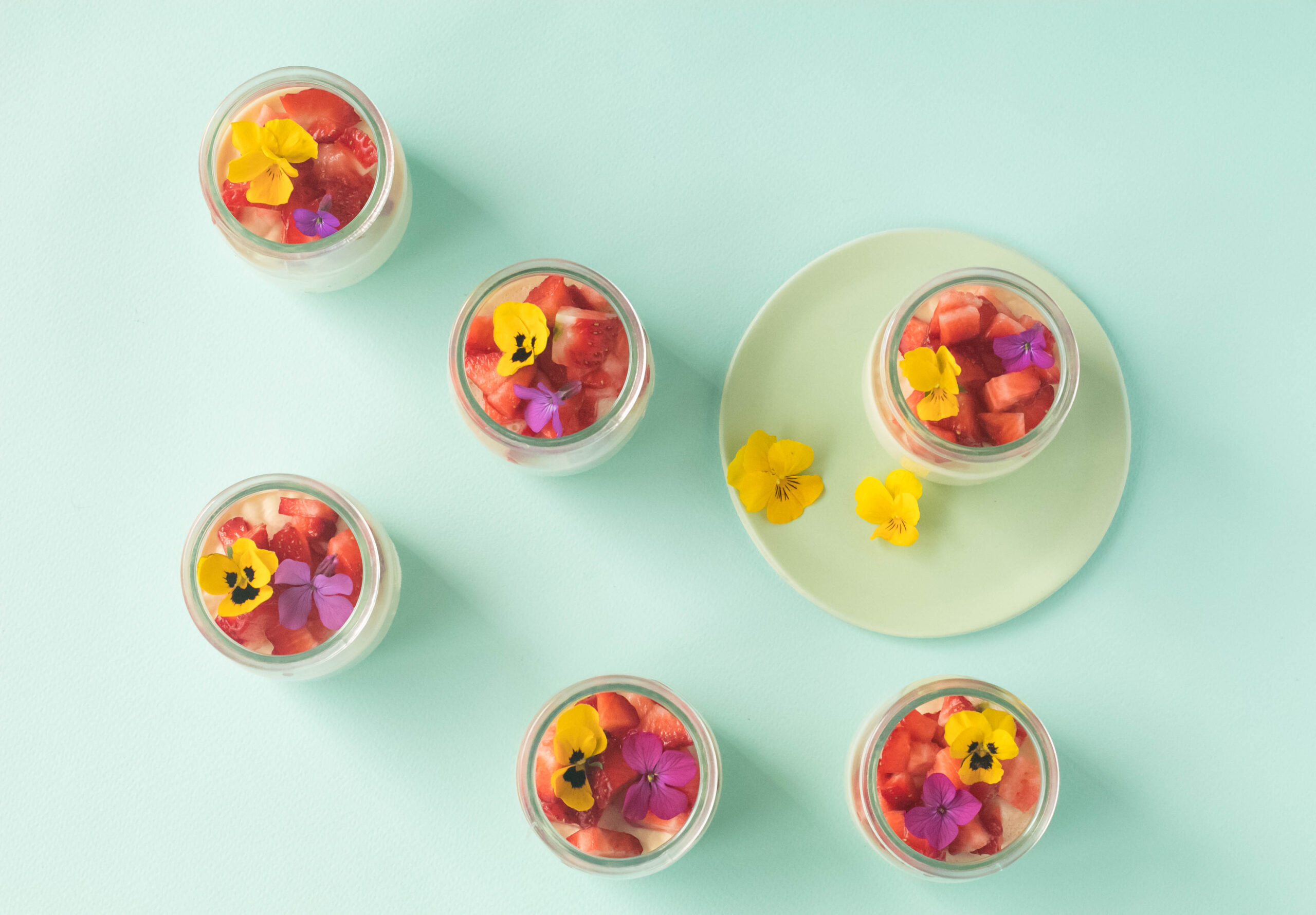 Tonka bean panna cotta