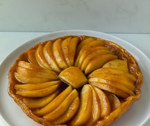 Quince tarte tatin